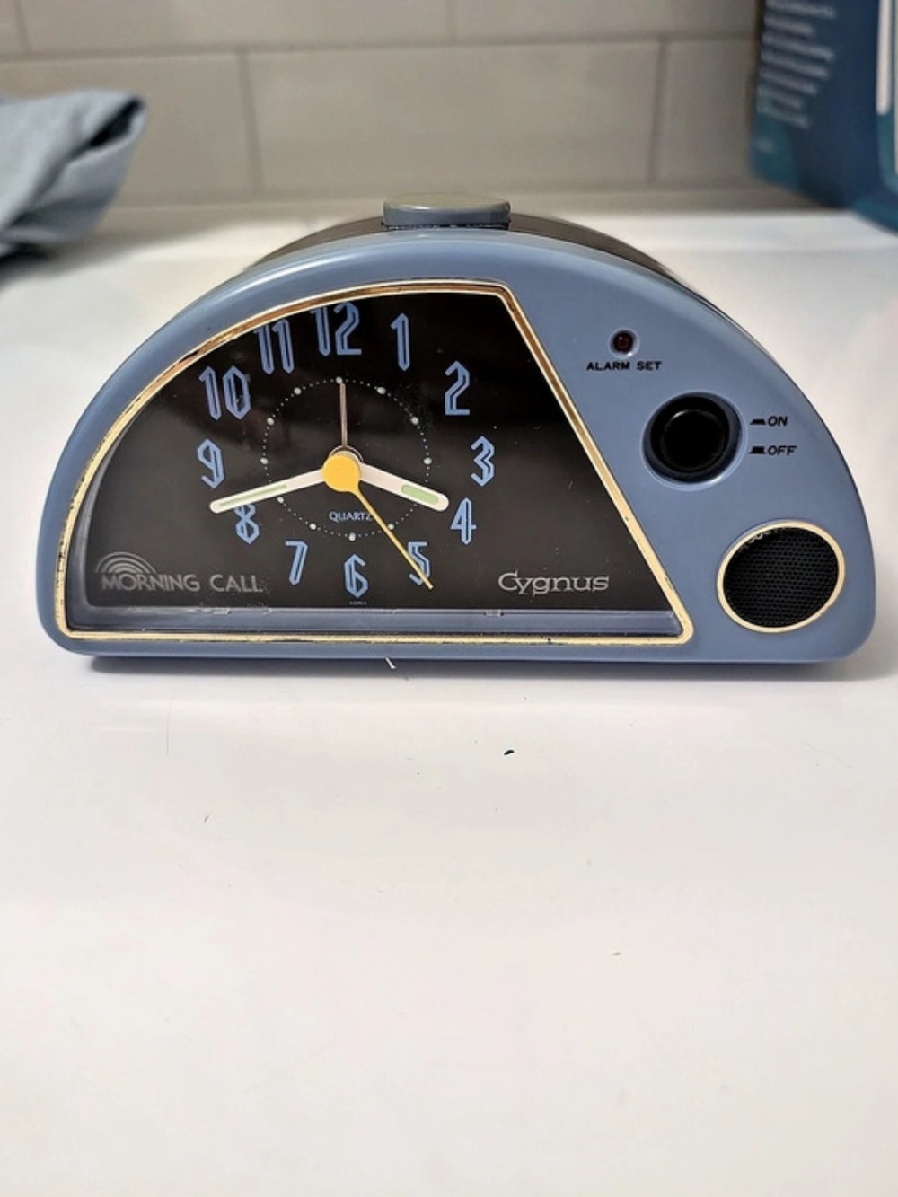 Cygnus Morning Call alarm clock Blue